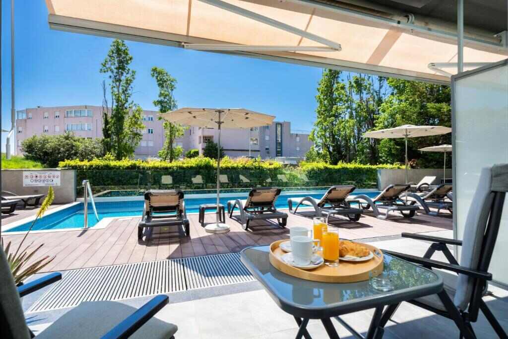 Sun terrace and outdoor pool